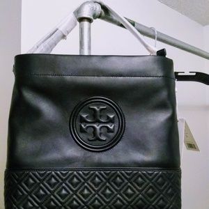NWT TORY BURCH quilted Fleming tote